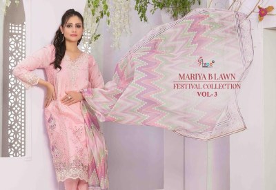 Shree fab by Mariya B lawn festival collection vol 3 pure lawn unstitched dress material catalogue at low rate Shree fab