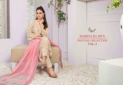 Shree fab by Mariya B lawn festival collection vol 3 pure lawn unstitched dress material catalogue at low rate salwar kameez catalogs