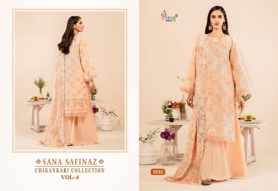 Shree fab by Sana safinaz chikankari collection vol 04 embroidered unstitched salwar kameez catalogue salwar kameez catalogs