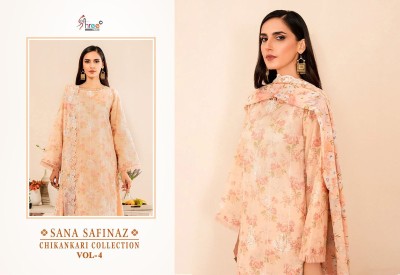 Shree fab by Sana safinaz chikankari collection vol 04 embroidered unstitched salwar kameez catalogue salwar kameez catalogs