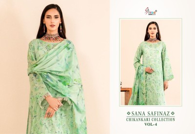 Shree fab by Sana safinaz chikankari collection vol 04 embroidered unstitched salwar kameez catalogue salwar kameez catalogs