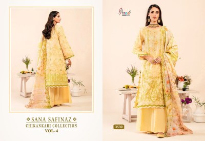 Shree fab by Sana safinaz chikankari collection vol 04 embroidered unstitched salwar kameez catalogue salwar kameez catalogs