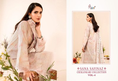 Shree fab by Sana safinaz chikankari collection vol 04 embroidered unstitched salwar kameez catalogue salwar kameez catalogs