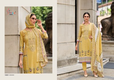 Shree fab by bin saeed lawn collection vol 10 pure cotton self embroidered pakisatani suit catalogue at low rate pakistani suit catalogs