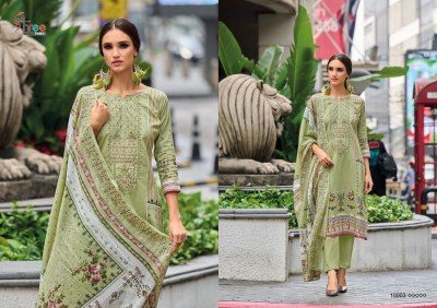 Shree fab by bin saeed lawn collection vol 10 pure cotton self embroidered pakisatani suit catalogue at low rate pakistani suit catalogs