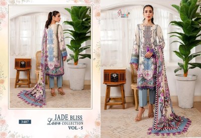 Shree fab by jade bliss lawn collection vol 5 pakistani suit catalogue pakistani suit catalogs