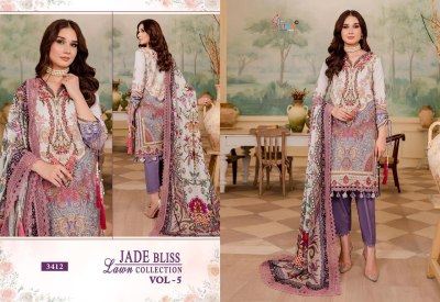 Shree fab by jade bliss lawn collection vol 5 pakistani suit catalogue pakistani suit catalogs