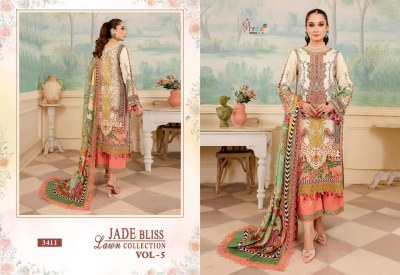 Shree fab by jade bliss lawn collection vol 5 pakistani suit catalogue pakistani suit catalogs