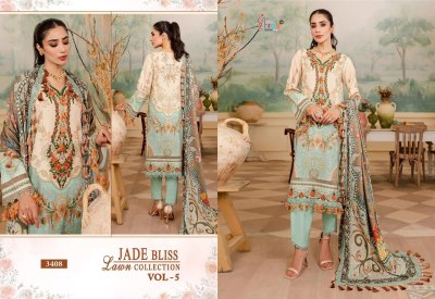 Shree fab by jade bliss lawn collection vol 5 pakistani suit catalogue pakistani suit catalogs