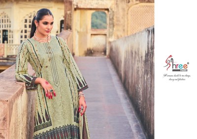 Shree fab present binsaeed lawn collection vol 9 pure lawn cotton printed unstitched dress material catalogue salwar kameez catalogs