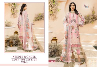 Shree fabs present needle wonder by lawn collection vol 3  salwar kameez catalogs