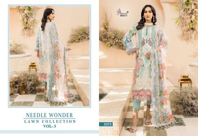 Shree fabs present needle wonder by lawn collection vol 3  salwar kameez catalogs