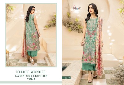 Shree fabs present needle wonder by lawn collection vol 3  salwar kameez catalogs