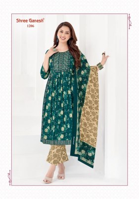 Shree ganesh by Zaara vol 2 pure nayra cut kurti pant and dupatta catalogue readymade suit catalogs