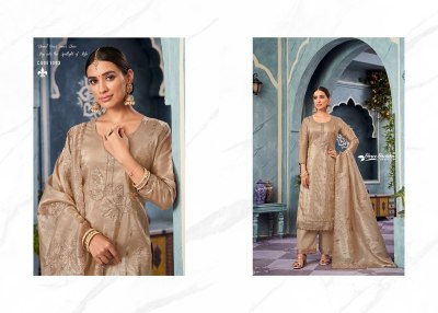 Shree  shalika by Azra organza embroidered unstitched suit catalogue at affordable rate salwar kameez catalogs