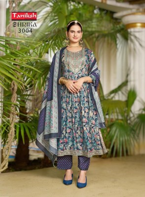 Shrika vol 3 by Taniksh muslin printed fancy Anarkali suit collection  readymade suit catalogs