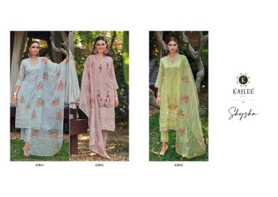 Shysha by Kailee fashion pure cotton designer embroidered readymade suit catalogue at low rate readymade suit catalogs