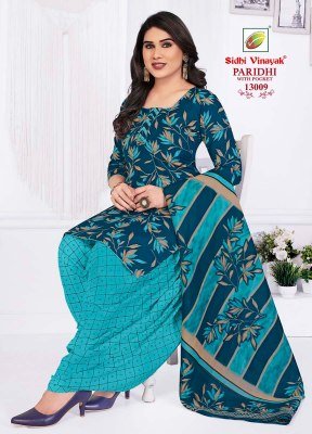 Sidhi Vinayak Paridhi Vol 13 Cotton Printed Readymade Suit Set with Lining And Dupatta Wholesale kurtis catalogs