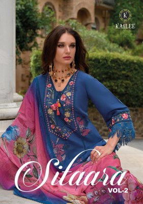 Sifaara 2 by Kailee fashion designer hand work kurti pant and dupatta catalogue readymade suit catalogs