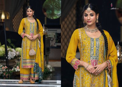 Simran by Eba life style heavy chinon embroidered readymade suit catalogue at low rate readymade suit catalogs