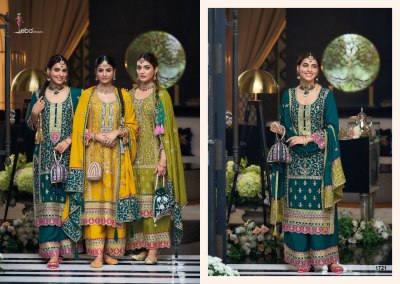 Simran by Eba life style heavy chinon embroidered readymade suit catalogue at low rate readymade suit catalogs