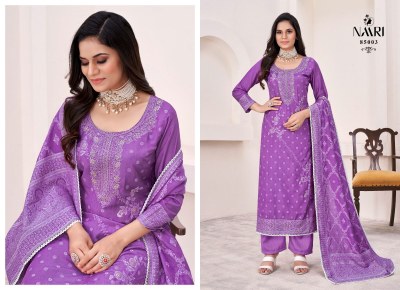 Siraz by Naari pure muslin jacquard siroski work pakistani suit catalogue at low rate   pakistani suit catalogs