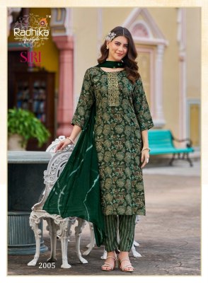 Siri vol 2 by Radhika life style reyon capsule foil printed top bottom dupatta catalogue readymade suit catalogs