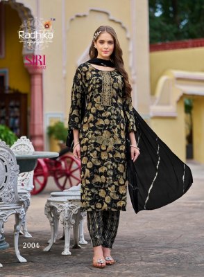 Siri vol 2 by Radhika life style reyon capsule foil printed top bottom dupatta catalogue readymade suit catalogs