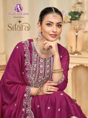 Sitara by Isavasyam corporation Pure georgette designer readymade suit collection Isavasyam corporation