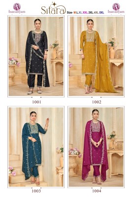 Sitara by Isavasyam corporation Pure georgette designer readymade suit collection readymade suit catalogs