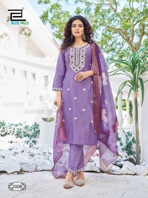 Skyline vol 20 by Blue hills digital printed designer readymade suit catalogue at affordable rate readymade suit catalogs