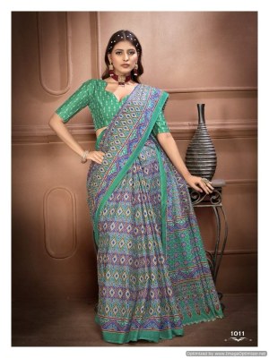 Smc by Ajarakh present pure mal cotton block printed saree catlogue at low rate sarees catalogs