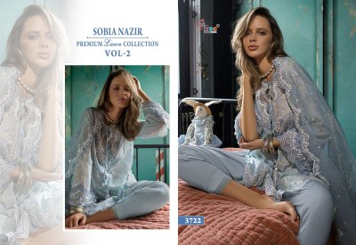 Sobia Nazir vol 02 by Shree Fab Pure Cotton Patch Embroidered Dress material collection at low price dress material catalogs