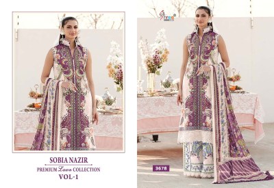 Sobia by Shree fab Pure cotton exclusive embroidered unstitched Pakistani suit catalogue at affordable rate pakistani suit catalogs