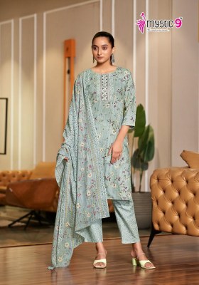 Sofiya vol 1 by Mystic 9 cotton printed premium dress material catalogue readymade suit catalogs