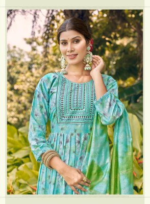 Sona vol 3 by Taniksh Capsual reyon printed embroidered readymade suit catalogue at affordable rate readymade suit catalogs