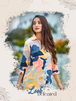 Star light by kadlee reyon printed trendy womens shirt collection at amaviexpo western wear catalogs