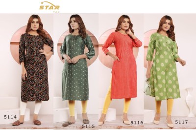 Star vol 2 by Moksh International Premium Maslin export quality kurti catalogue at affordable rate  kurtis catalogs