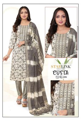 Starlink costa pure capsule printed Kurti with pants and dupatta set wholesale Kurti Surat  kurtis catalogs