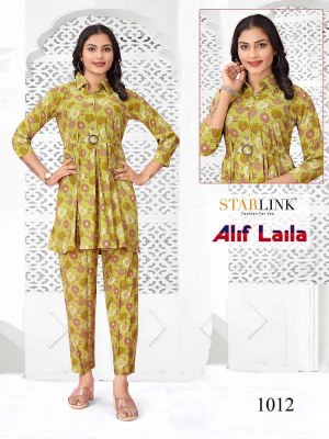 Starlink new launch alif laila 2 piece size wise co ord set Kurti wholesaler supplier in India  kurtis catalogs