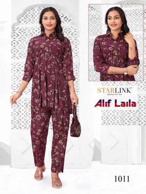 Starlink new launch alif laila 2 piece size wise co ord set Kurti wholesaler supplier in India  kurtis catalogs