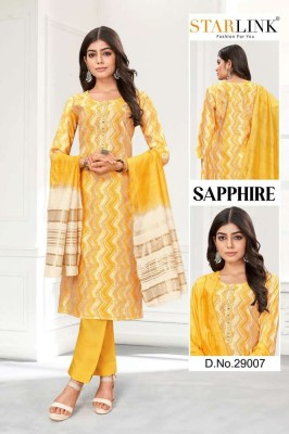 Starlink presents new design sapphire 3 pice ready made size set Kurti wholesaler Surat   kurtis catalogs