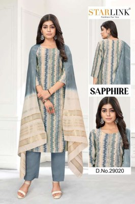 Starlink presents new design sapphire 3 pice ready made size set Kurti wholesaler Surat   kurtis catalogs