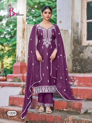 Status vol 3 by Bhavi Designer Heavy Reyon Fancy Work Kurti pant and dupatta at wholesale rate readymade suit catalogs