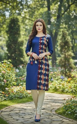 Styllic Casuals Vol 2 Cotton Bulk Trendy kurti catalogs Ethnic Fabrics Wholesale kurtis catalogs