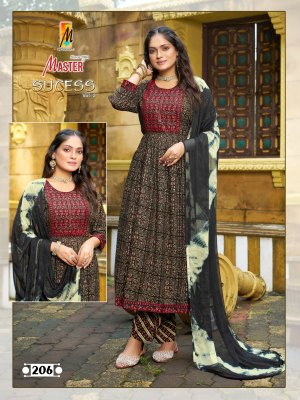 Sucess ghera vol 2 by Master Reyon Printed fancy anarkali suit catalogue at affordadble rate readymade suit catalogs