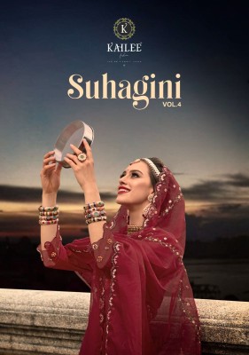 Suhagini vol 4 by Kailee fancy embroidered readymade suit catalogue at amaviexpo Kailee fashion