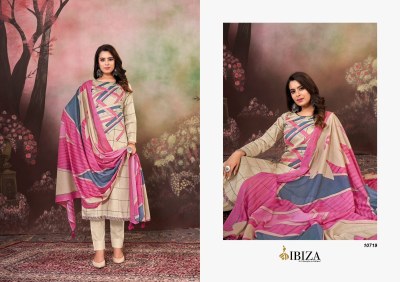 Suhani by Ibiza pure jam cotton digital printed embroidered unstitched salwar suit catalogue at low rate salwar kameez catalogs