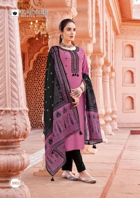 Sukanya by Kadlee Heavy reyon cotton thread embroidered readymade suit catalogue at affordable rate readymade suit catalogs