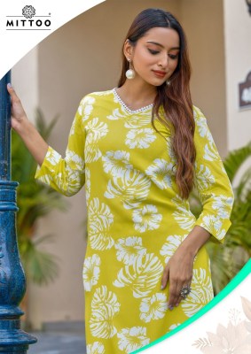 Sulekha by Mittoo Reyon printed with pocket Kurti and Pant collection at low price kurtis catalogs